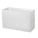 EDA Muret Graphit 99,5x39,5x60cm - Contenance 116L - Blanc cérusé