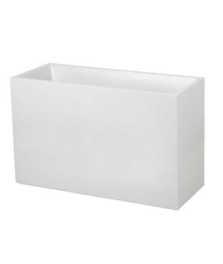 EDA Muret Graphit 99,5x39,5x60cm - Contenance 116L - Blanc cérusé