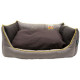 TYROL Couchage confortable triple action - Panier anti-odeurs, anti-insectes, anti-mites - 73 x 53 x 26 cm - Pour chien