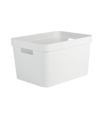 Boîte de Rangement DECOR STONE Blanc - 18 L