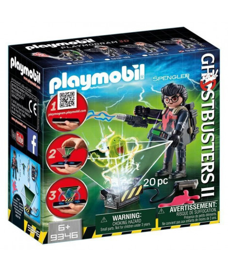 PLAYMOBIL 9346 - Ghostbuster - Playmogram 3D - Egon Spengler