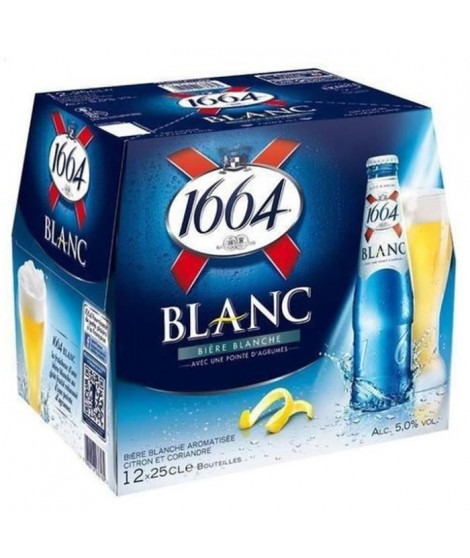1664 - Blanc - Biere - 5.0% Vol. - 12 x 25 cl