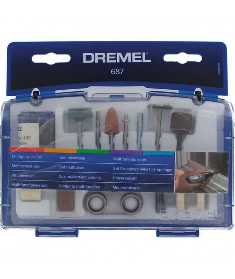 DREMEL Kit pour travaux généraux de 52 pieces 687