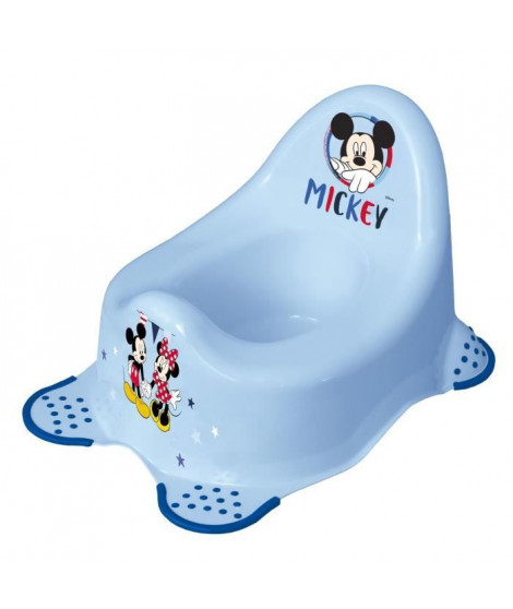 MICKEY Vase de Nuit a Pieds Antidérapants Bleu - Disney Baby