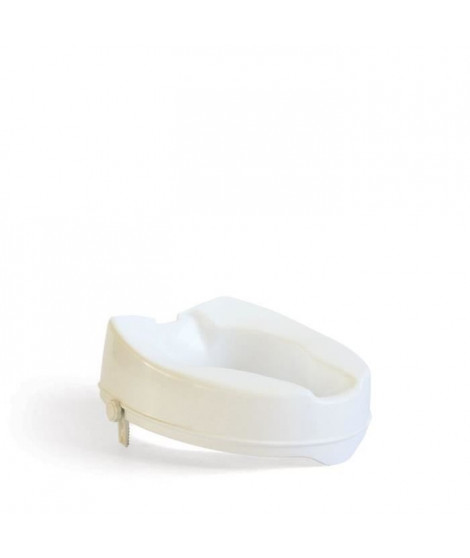MILL'O SANTE Réhausseur WC - Plastique PP - Blanc - 1,31 kg - Hauteur : 10 cm