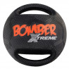 ZEUS Balle Xtreme Bomber en caoutchouc 17,8 cm - Noir et orange - Pour chien