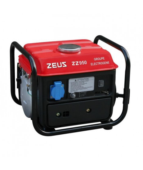 ZEUS Groupe électrogene 720W a moteur essence 2 temps ZEUZ 950