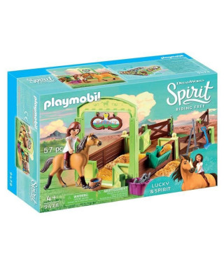 PLAYMOBIL 9478 - Spirit - Lucky et Spirit avec box - Nouveauté 2019