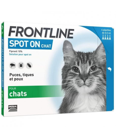 FRONTLINE Spot On chat - 4 pipettes