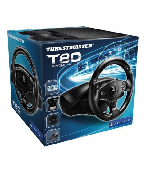 Thrustmaster Volant T80 RW OFFICIEL - PS3 /PS4