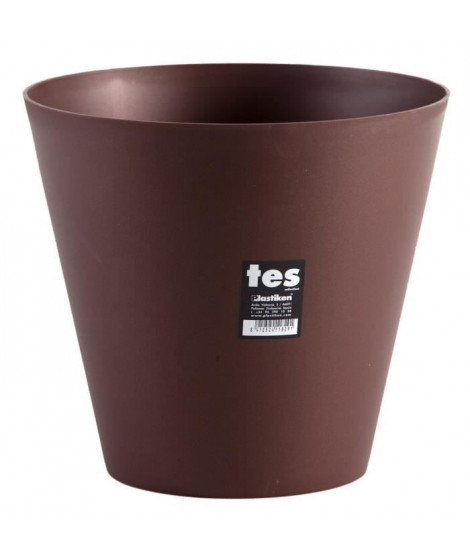 PLASTIKEN Pot de fleurs cône Tes - 26 cm - Bronze