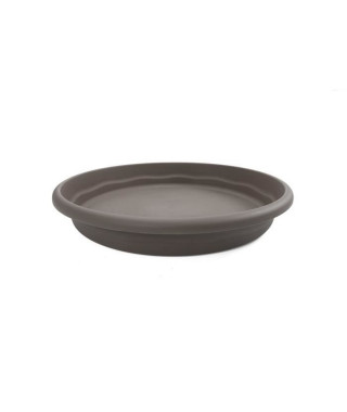 PLASTIKEN plateau rond Ø 50 cm pour pot rond - Taupe