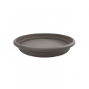 PLASTIKEN plateau rond Ø 50 cm pour pot rond - Taupe