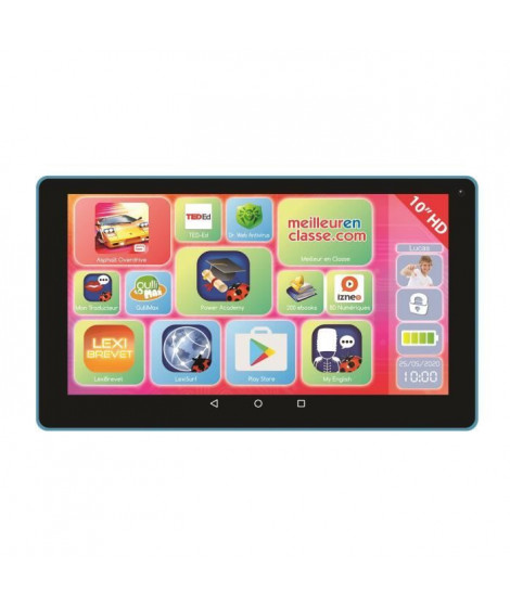 LEXIBOOK - Tablette Tactile Enfant LexiTab - 10 pouces - Contenu Educatif et Ludique - Avec Contrôle Parental
