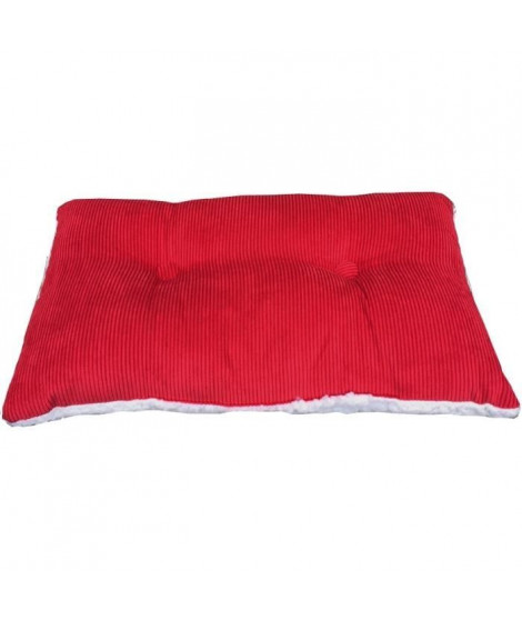 Coussin MENUIRES 30x50cm - 100% Polyester - Rouge