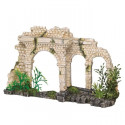 VADIGRAN Aqua Deco Porte a trois arches - 25 x 6,5 x 15 cm