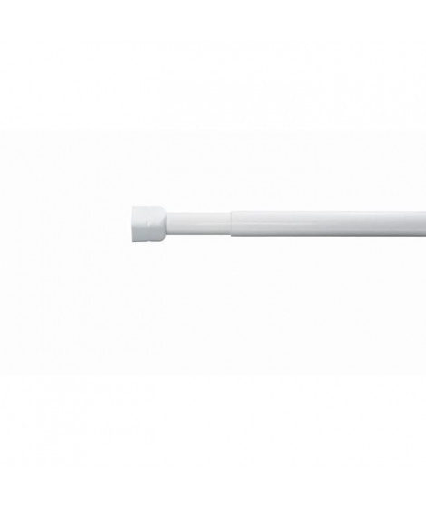 RIDDER Barre de douche télescopique - 70-115 cm - Ø 19 mm - Blanc
