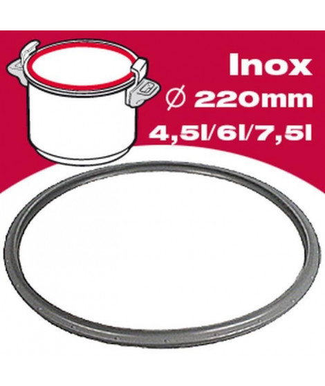 SEB Joint autocuiseur inox 790362 4,5-6L Ø24cm gris