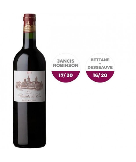 Les Pagodes de Cos 2012 Saint-Estephe - Vin rouge de Bordeaux