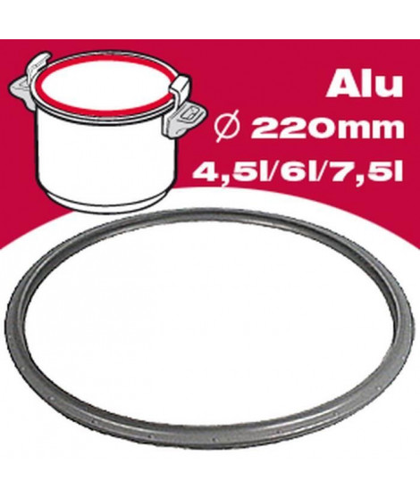 SEB Joint autocuiseur resistal 792728 4,5-6-7,5L Ø22cm gris