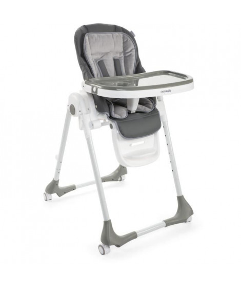 NEOBABY Meally Chaise Haute - Gris