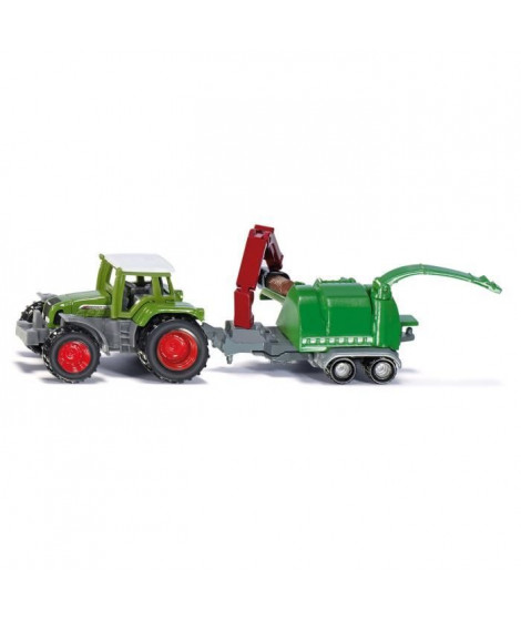 SIKU Tracteur et Broyeur de Branches - Véhicule Miniature