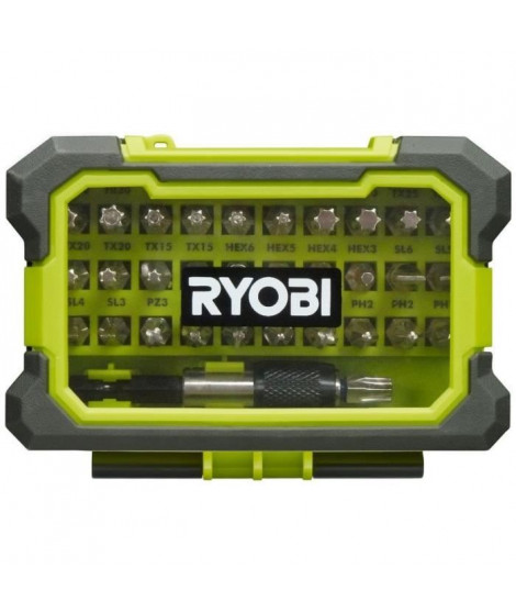 RYOBI Coffret 32 pieces mixtes