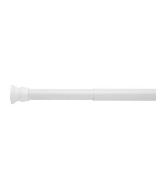 Barre extensible - 70-115 cm - ø 25 mm - Blanc
