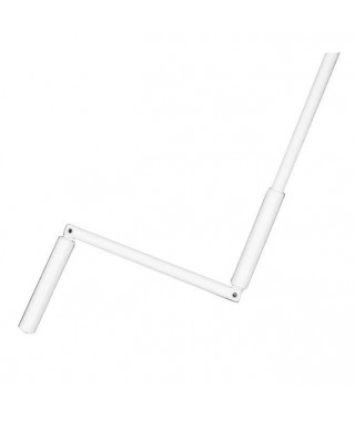 Manivelle complete - En acier blanc - Sortie hexagonale : Ø 10 mm - L 140 cm