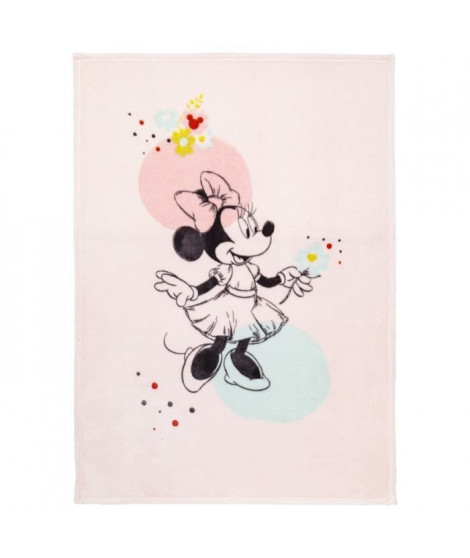DISNEY BABY  Minnie Couverture floral - 100 x 140 cm