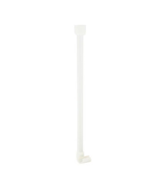 Support pour barre d'angle - ø 25 mm - Blanc