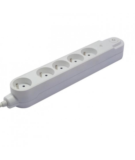 CHACON Multiprise Wifi - 5 x 16 A - 1.5 m - Blanc