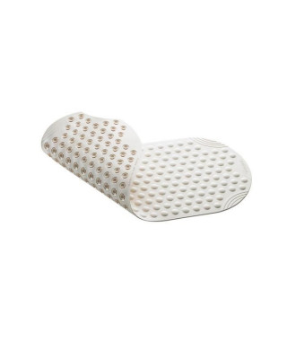 Tapis antidérapant pour baignoire Tecno-PLUS - 38x89 cm - Blanc