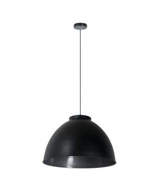 COREP Suspension en métal Dock XXL - Ø 60 cm - H 39 cm - E 27 - 60 W - Noir mat