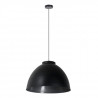 COREP Suspension en métal Dock XXL - Ø 60 cm - H 39 cm - E 27 - 60 W - Noir mat