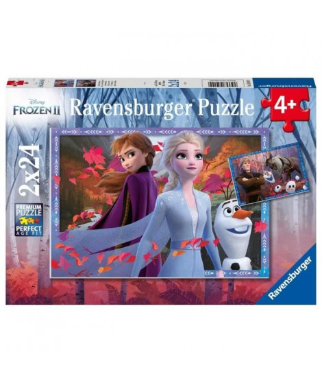 RAVENSBURGER -  La Reine des Neiges 2 Puzzle 2x24 pieces