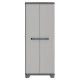 KIS Armoire de rangement haute Linear - 68 x 39 x 173 cm - Noir et gris