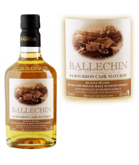 Ballechin 6 Bourbon 70cl 46° Edradour