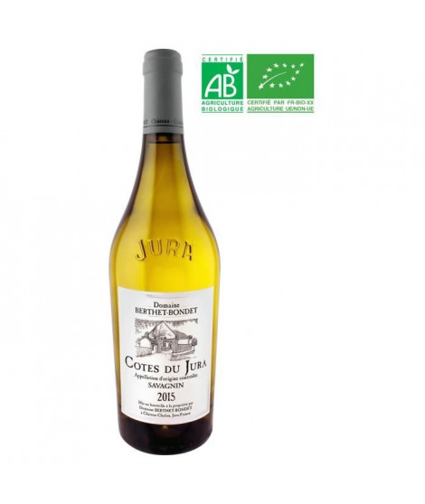 Domaine Berthet-Bondet 2015 Côtes du Jura - Vin blanc du Jura - Bio