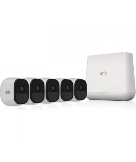 Arlo Pro - Caméra de surveillance intelligente sur batterie, Pack de 5 - VMS4530-100EUS