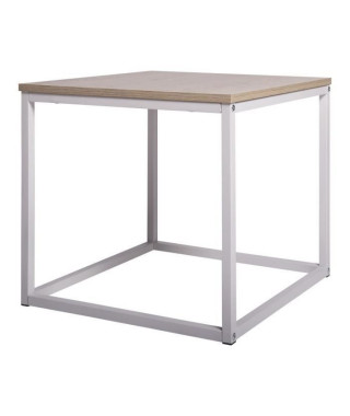 KITTY Table basse - Blanc - L 50 x P 50 x H 45 cm