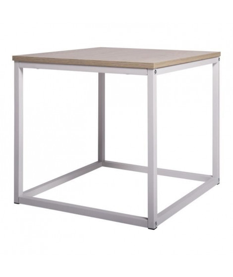 KITTY Table basse - Blanc - L 50 x P 50 x H 45 cm