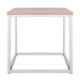 KITTY Table basse - Blanc - L 50 x P 50 x H 45 cm