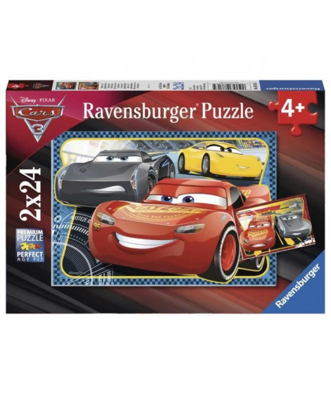 CARS Puzzle 2x24 pcs A l'Aventure avec Flash McQueen - Disney