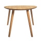 DROP Table basse - Imitation bois - L 100 x P 65 x H 40 cm