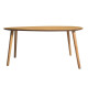 DROP Table basse - Imitation bois - L 100 x P 65 x H 40 cm