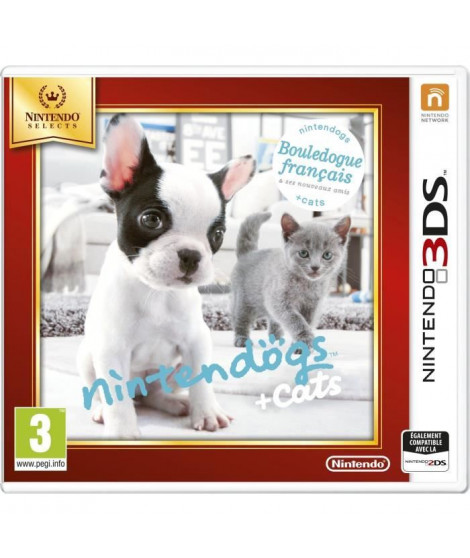Nintendogs + Cats Bouledogue Jeux Selects 3DS