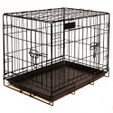 RIGA Cage pour chien - Taille M - Noir - 79 cm