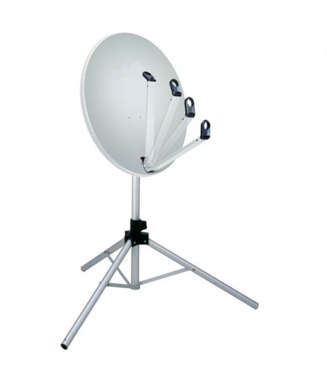 Kit antenne satellite trépied LNB boussole & câble