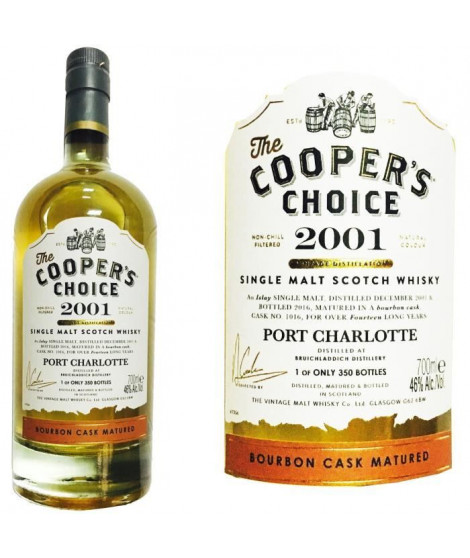 Cooper's 2001 Port Charlotte 0.70L 46% CRD